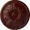 Ekena Millwork Granada Ceiling Medallion (Fits Canopies up to 4 1/4"), 15 3/4"OD x 5/8"P, Brushed Mahogany CM16GABMF - alternate 1